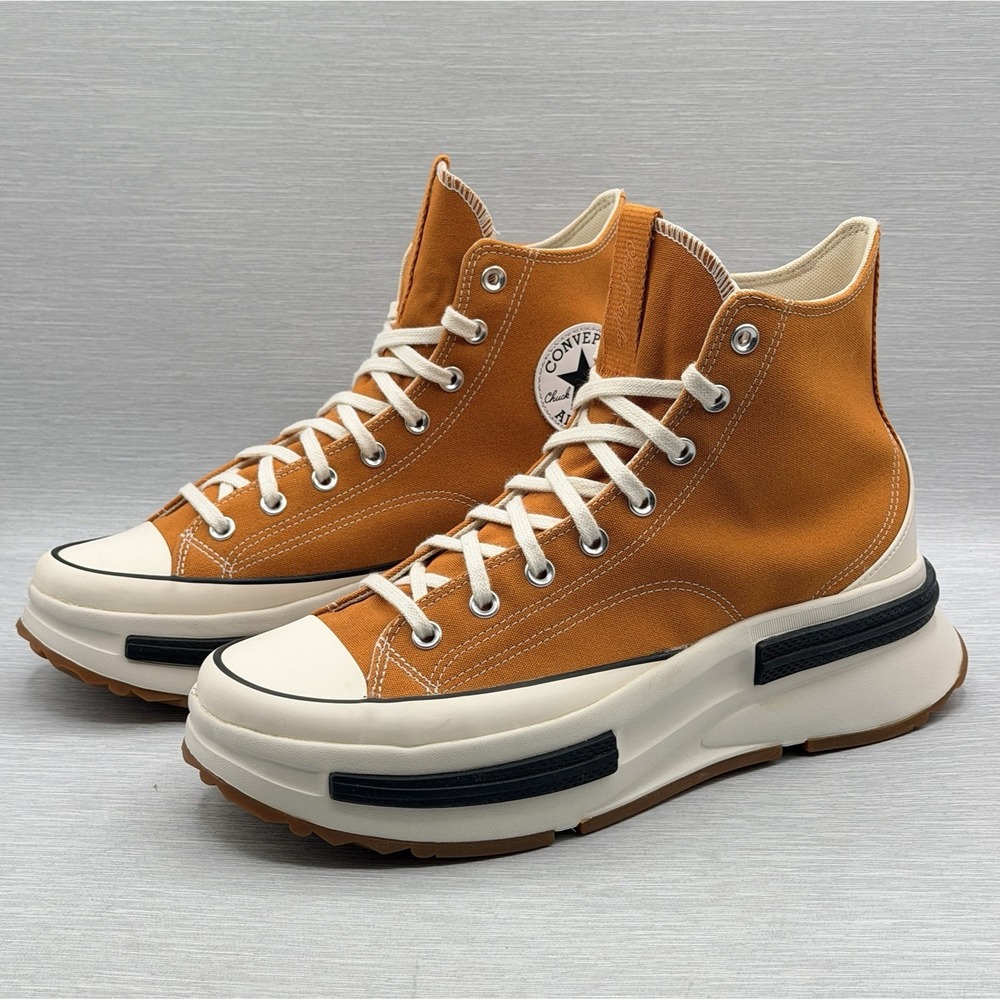 Converse Run Star Legacy Men's 12 Sneakers Burnt Orange Platform High A00853C